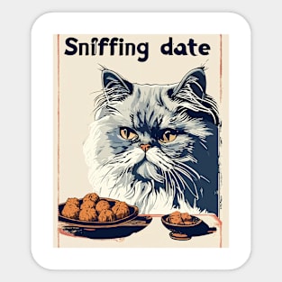 Sniffing date Sticker